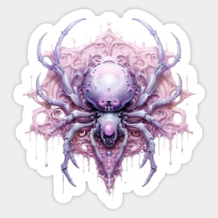 Pastel Goth Creepy Cute Spider Sticker